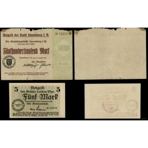 Prusy Zachodnie, zestaw 2 bonów, 1918-1923