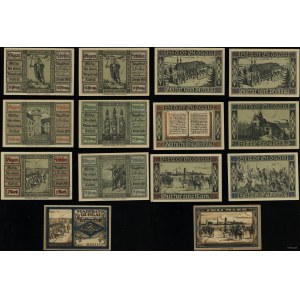 Śląsk, zestaw 7 banknotów, 1.12.1920