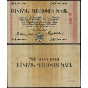 Śląsk, 50 milionów marek, wrzesień 1923