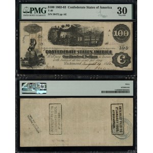 Stany Zjednoczone Ameryki (USA), 100 dolarów, 24.09.1862