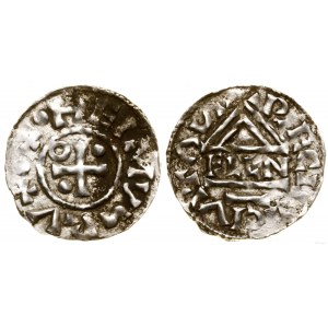 Niemcy, denar, 985-995, Ratyzbona, mincerz Aljan