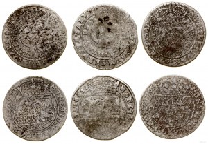 Polska, zestaw: 3 x tymf (złotówka), 1663, 1664, 1665, 2 x Kraków, 1 x Bydgoszcz