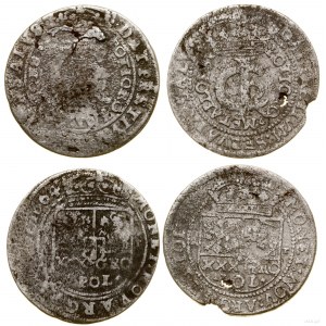 Polska, zestaw: 2 x tymf (złotówka), 1 x 1664, 1 x 1666, Bydgoszcz