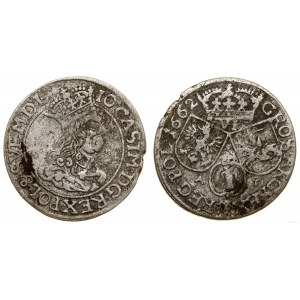 Polska, szóstak, 1662 AT, Kraków