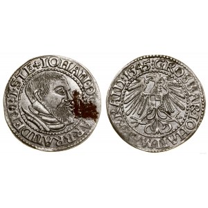 Śląsk, grosz, 1545, Krosno