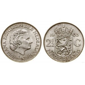 Niderlandy, 2 1/2 guldena, 1963, Utrecht