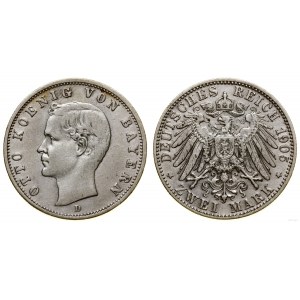 Niemcy, 2 marki, 1905 D, Monachium