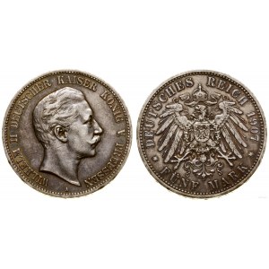 Niemcy, 5 marek, 1907 A, Berlin