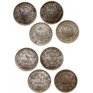 Cesarstwo Niemieckie, lot 6 monet