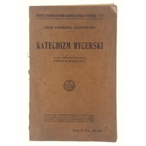 Adam Kazimierz Czartoryski, Katechizm Rycerski