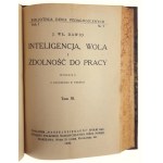 J. Wł. Dawid, Inteligencja, Wola i Zdolność do Pracy Tom I-III (wydanie II)