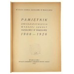 Pamiętnik Dwudziestolecia Wyższej Szkoły Handlowej w Warszawie 1906-1926, Praca zbiorowa