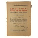 Encyklopedja Nauk Politycznych Tom III Zeszyty 1-2, 4-5; Tom IV Zeszyt 1, Praca zbiorowa