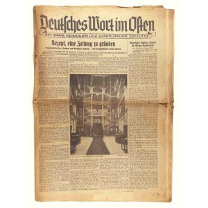 Deutsches Wort im Osten: Ein Krakauer und Warschauer Zeitung