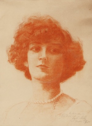 Zygmunt MILLI (1912-1963), Piękna pani, ok. 1921