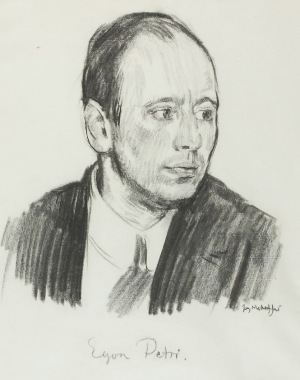 Józef MEHOFFER (1869-1946), Portret Egona Petri