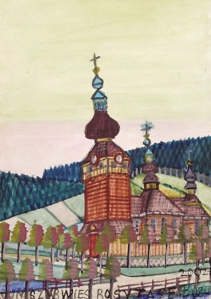 Nikifor KRYNICKI (1895-1968), Kościół
