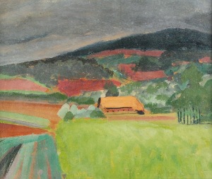 Rafał MALCZEWSKI (1892-1965), Pejzaż podgórski, przed 1939