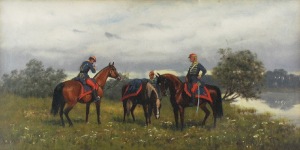 Włodzimierz ŁOŚ (1849-1888), Odpoczynek oficerów