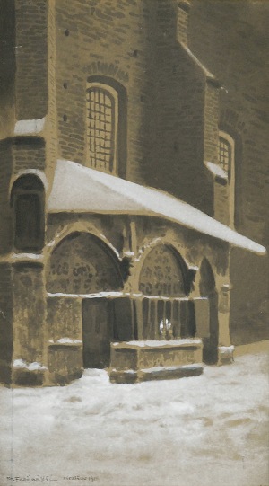 Stanisław FABIJAŃSKI (1865-1947), Kościół św. Barbary w Krakowie, 1918