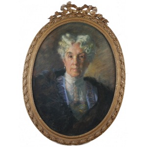 Malarz nieokreślony, XX w., Portret starszej damy