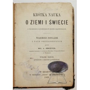 ANCZYC Władysław Ludwik, Krótka nauka o ziemi i świecie.