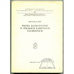 HESS Mieczysław, Piętra Klimatyczne w polskich Karpatach Zachodnich.