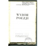 SŁONIMSKI Antoni, Wybór poezji. (Wyd. 1).