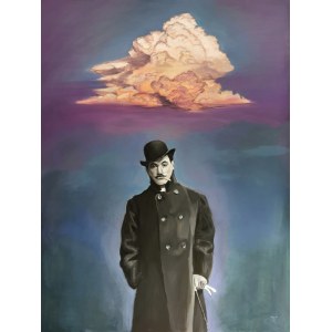 Marek Domaniecki (ur. 1979), Man and a cloud 2, 2022