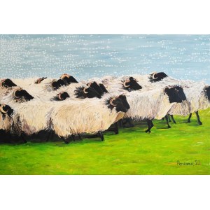 Pervin Ece Yakacik Leczycki (ur. 1991), Sheep flock, 2022