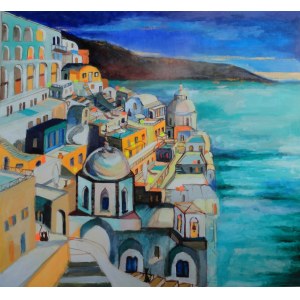 Magdalena Kurek (ur. 1979), Santorini - wyspa artystów, 2022