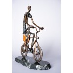 Paweł Erazmus, Radfahrer (Bronze, Höhe 32 cm)