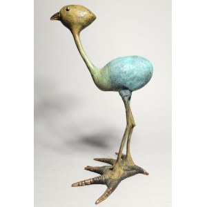 I.K., Vogel-Mango (Bronze, Höhe 39 cm)