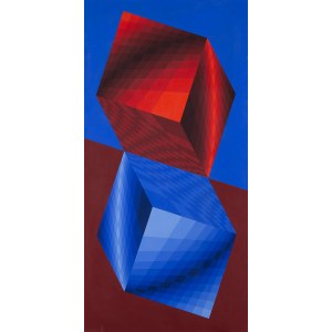 Victor Vasarely (1906 Pécs - 1997 Paryż), Bikub, 1972