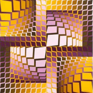 Victor Vasarely (1906 Pécs - 1997 Paryż), Kita, 1970