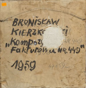 Bronisław Kierzkowski (1924 Łódź - 1993 Warszawa), 