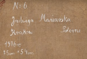 Jadwiga Maziarska (1913 Sosnowiec - 2003 Modlniczka k. Krakowa), 