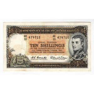 Australia 10 Shillings 1954 - 1960 (ND)