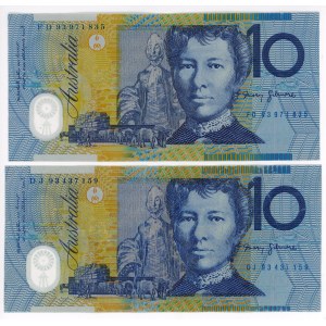 Australia 2 x 10 Dollars 1993 (ND)