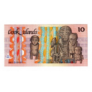 Cook Islands 10 Dollars 1987