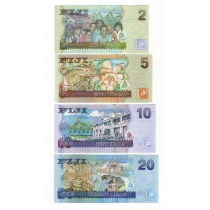 Fiji 2 - 5 - 10 - 20 Dollars 2007 - 2011 (ND)