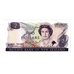 New Zealand 2 Dollars 1981 - 1992 (ND)