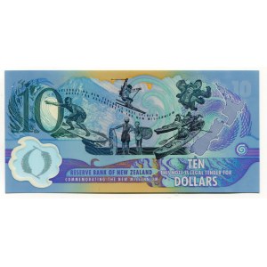 New Zealand 10 Dollars 2000