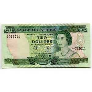 Solomon Islands 2 Dollars 1977 (ND)