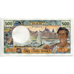 Tahiti 500 Francs 1977 (ND)