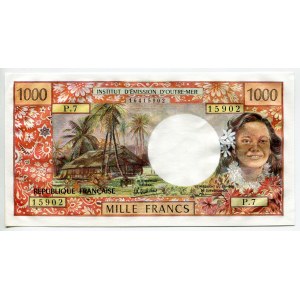 Tahiti 1000 Francs 1985 (ND)