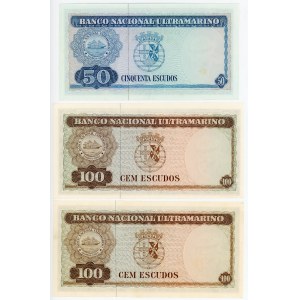 Timor Lot of 3 Notes 1963 - 1967