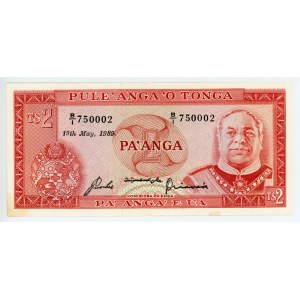 Tonga 2 Paanga 1989
