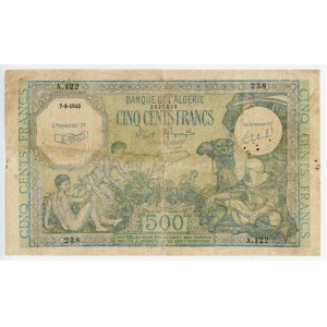 Algeria 500 Francs 1943