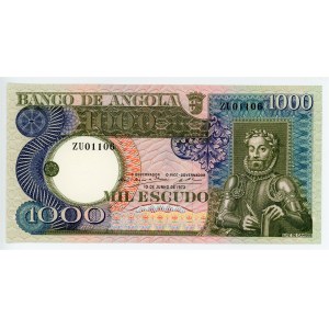 Angola 1000 Escudos 1973